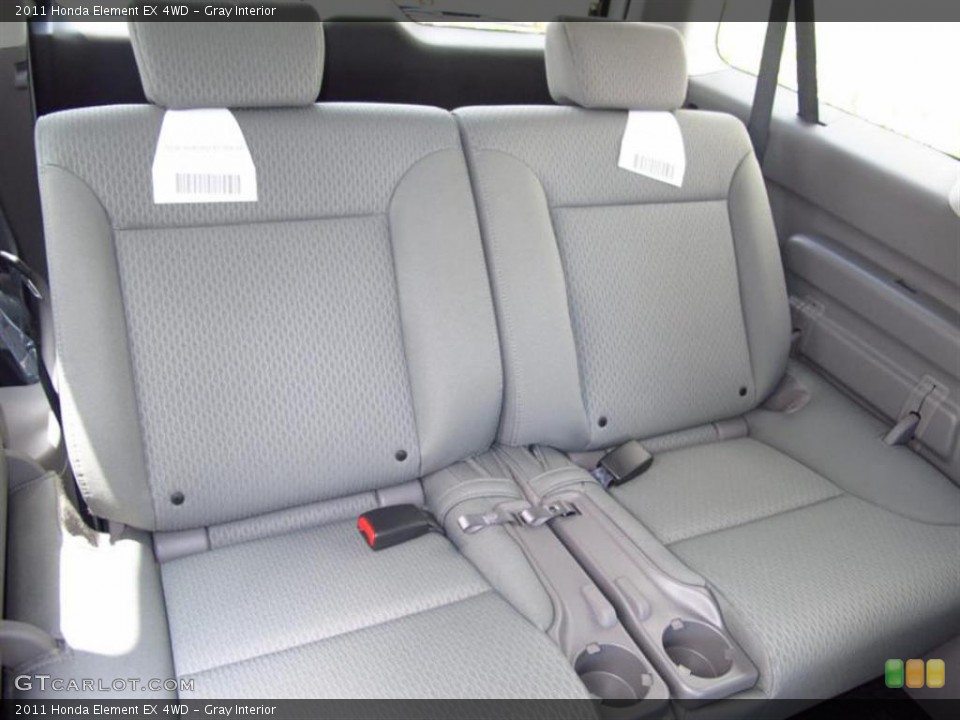 Gray Interior Photo for the 2011 Honda Element EX 4WD #49420072