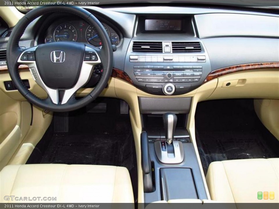 Ivory Interior Dashboard for the 2011 Honda Accord Crosstour EX-L 4WD #49420165