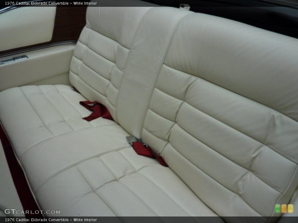 White Interior Photo for the 1976 Cadillac Eldorado Convertible #49420441