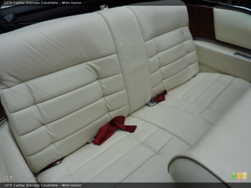 White Interior Photo for the 1976 Cadillac Eldorado Convertible #49420552