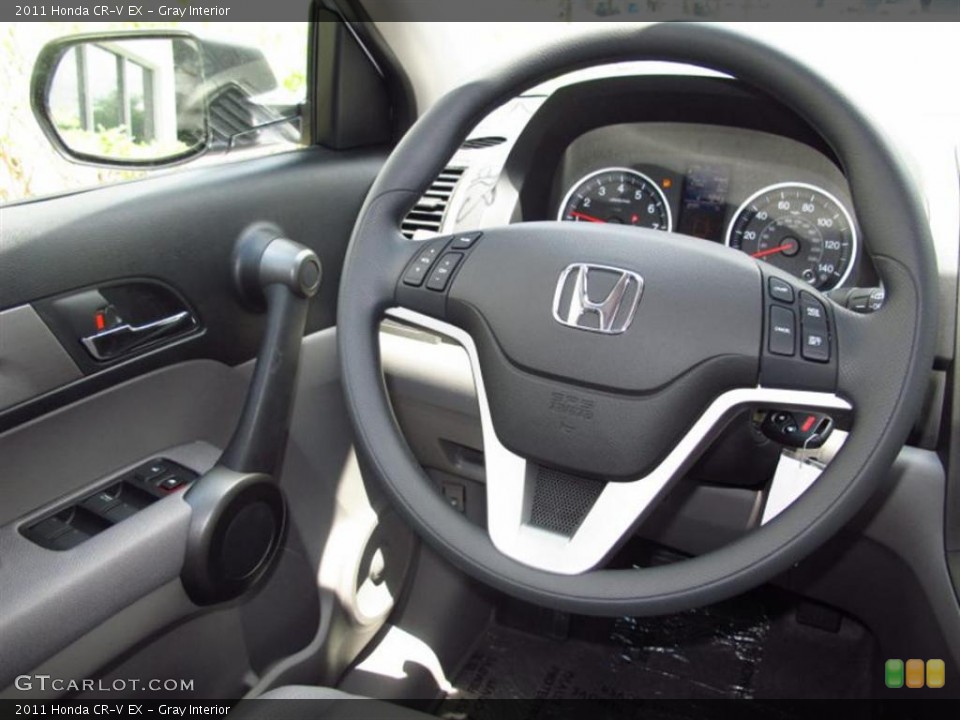Gray Interior Steering Wheel for the 2011 Honda CR-V EX #49421076