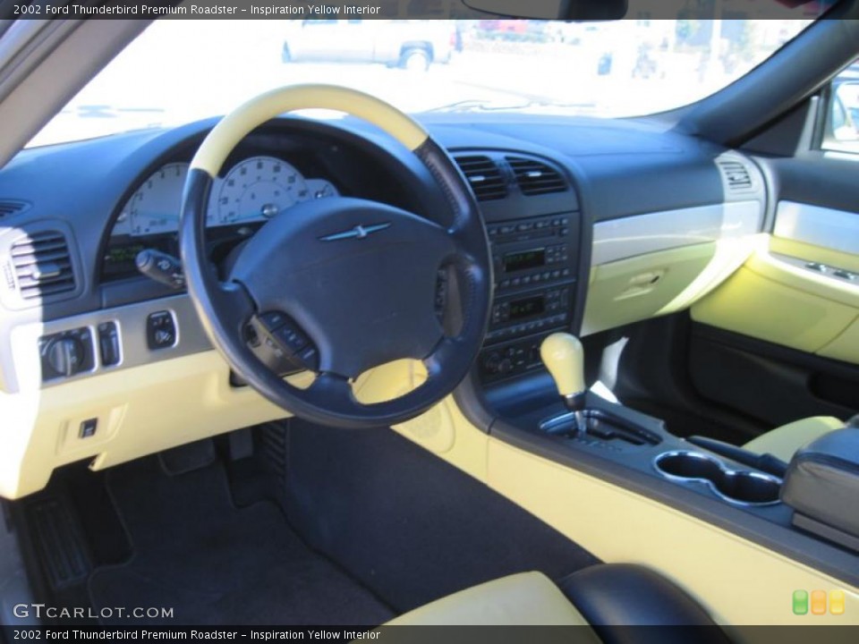 Inspiration Yellow Interior Dashboard for the 2002 Ford Thunderbird Premium Roadster #49421155