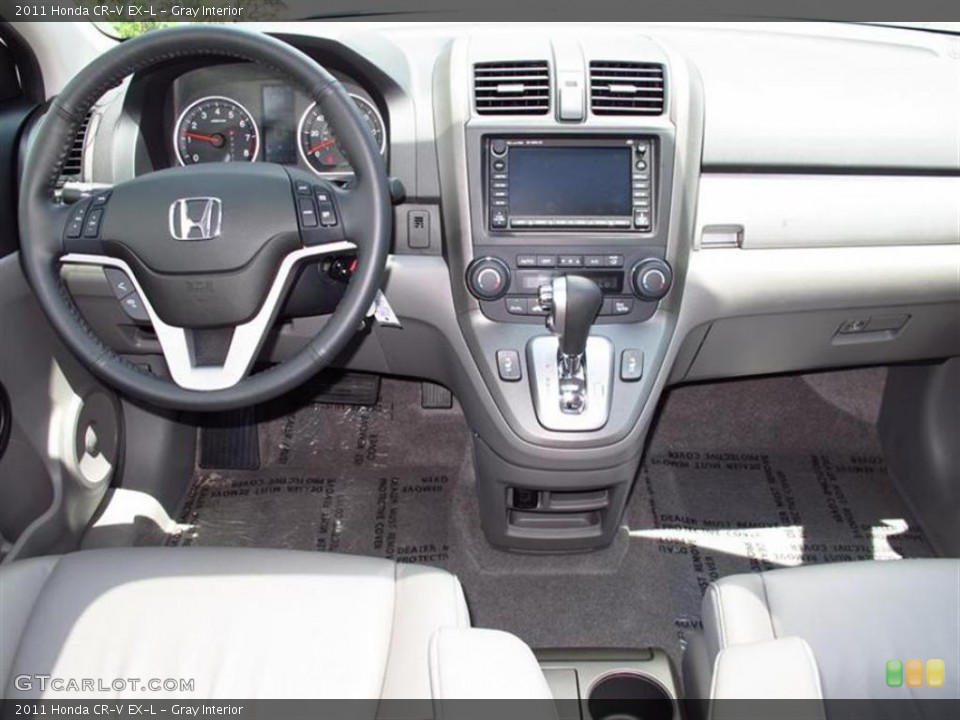 Gray Interior Dashboard for the 2011 Honda CR-V EX-L #49421521