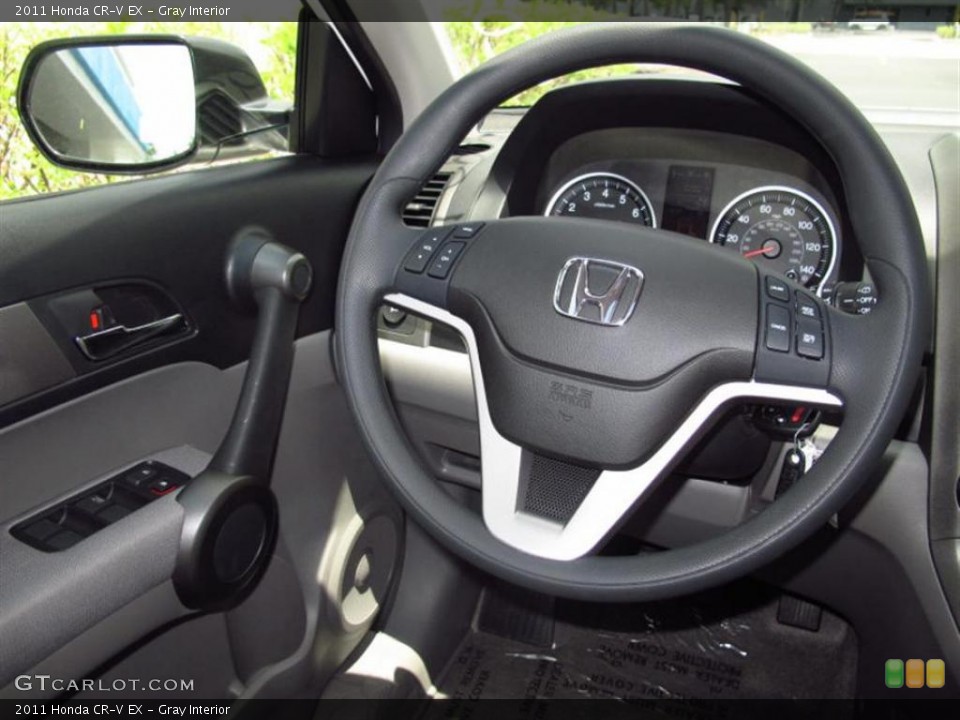 Gray Interior Steering Wheel for the 2011 Honda CR-V EX #49421689