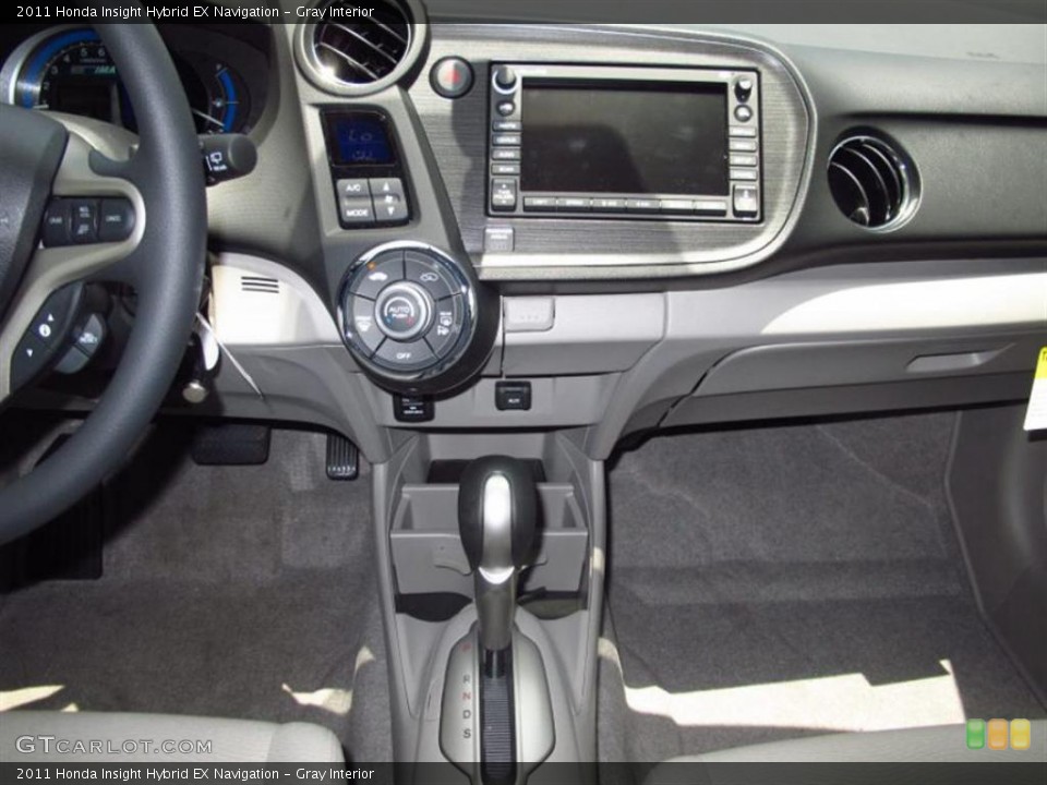 Gray Interior Controls for the 2011 Honda Insight Hybrid EX Navigation #49422169