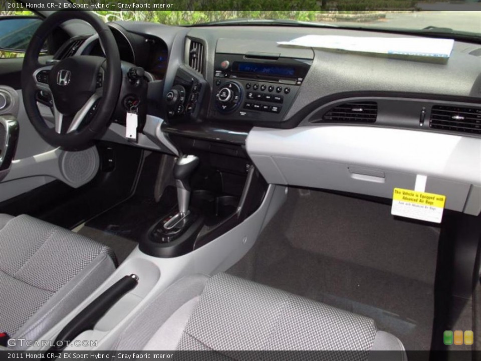 Gray Fabric Interior Photo for the 2011 Honda CR-Z EX Sport Hybrid #49422292