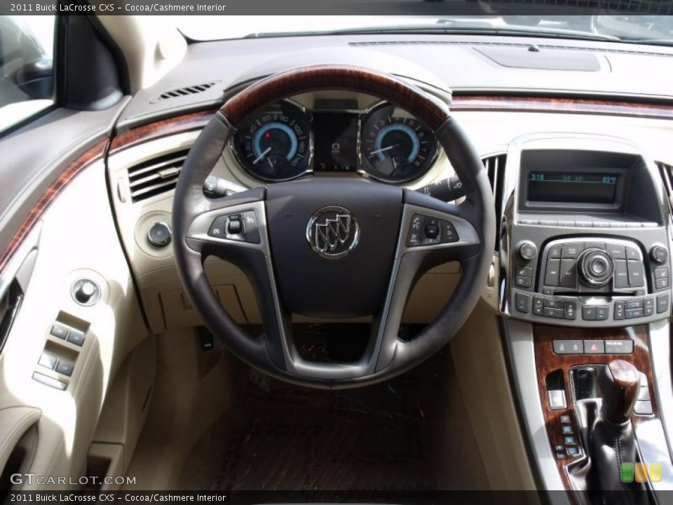 Cocoa/Cashmere Interior Dashboard for the 2011 Buick LaCrosse CXS #49422313