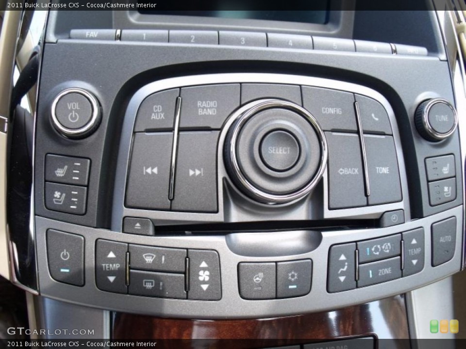 Cocoa/Cashmere Interior Controls for the 2011 Buick LaCrosse CXS #49422358
