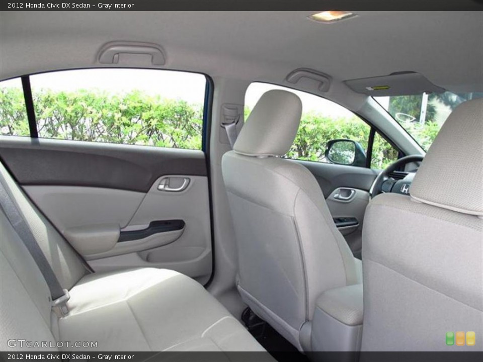 Gray Interior Photo for the 2012 Honda Civic DX Sedan #49422523