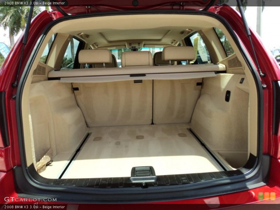 Beige Interior Trunk for the 2008 BMW X3 3.0si #49424227
