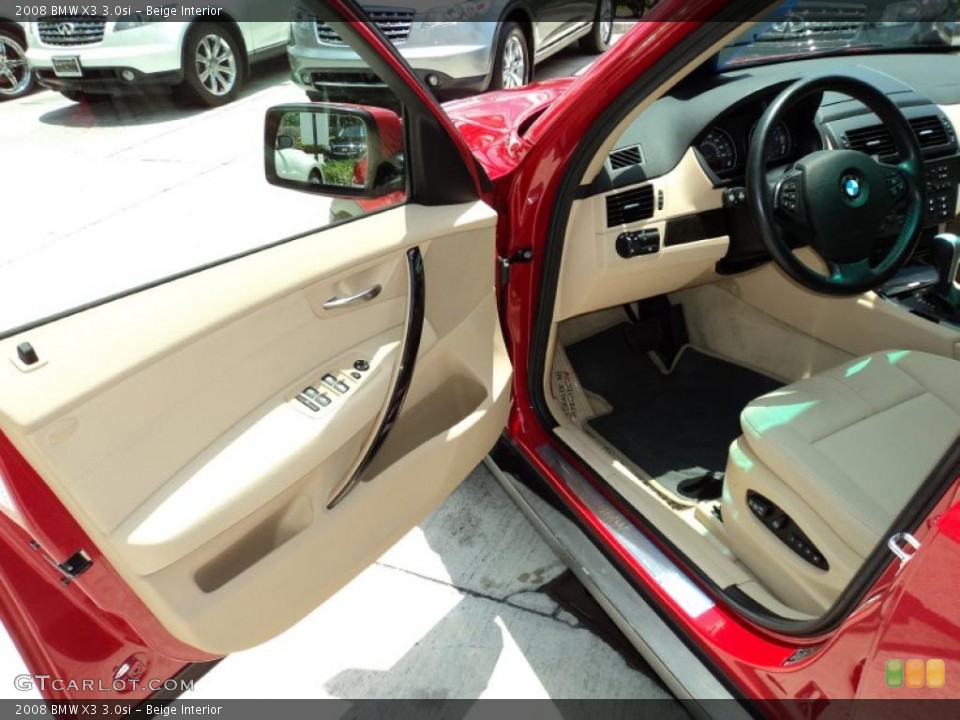 Beige Interior Photo for the 2008 BMW X3 3.0si #49424344