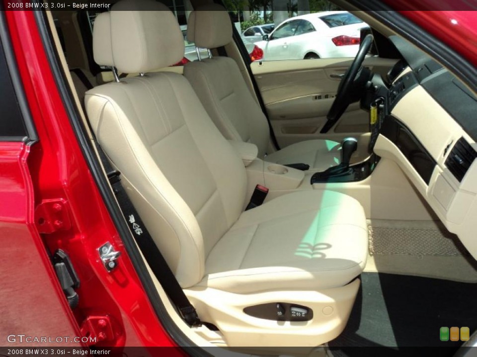 Beige Interior Photo for the 2008 BMW X3 3.0si #49424377