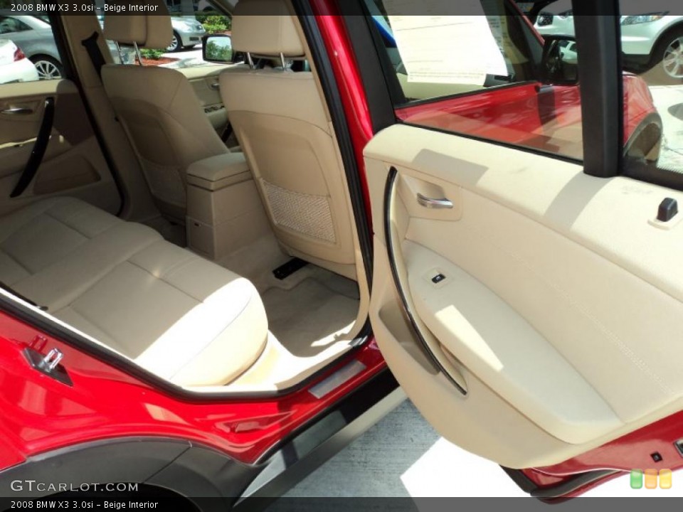 Beige Interior Photo for the 2008 BMW X3 3.0si #49424392
