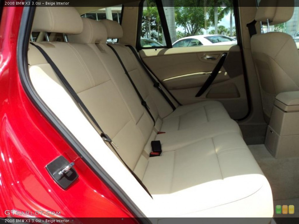 Beige Interior Photo for the 2008 BMW X3 3.0si #49424407