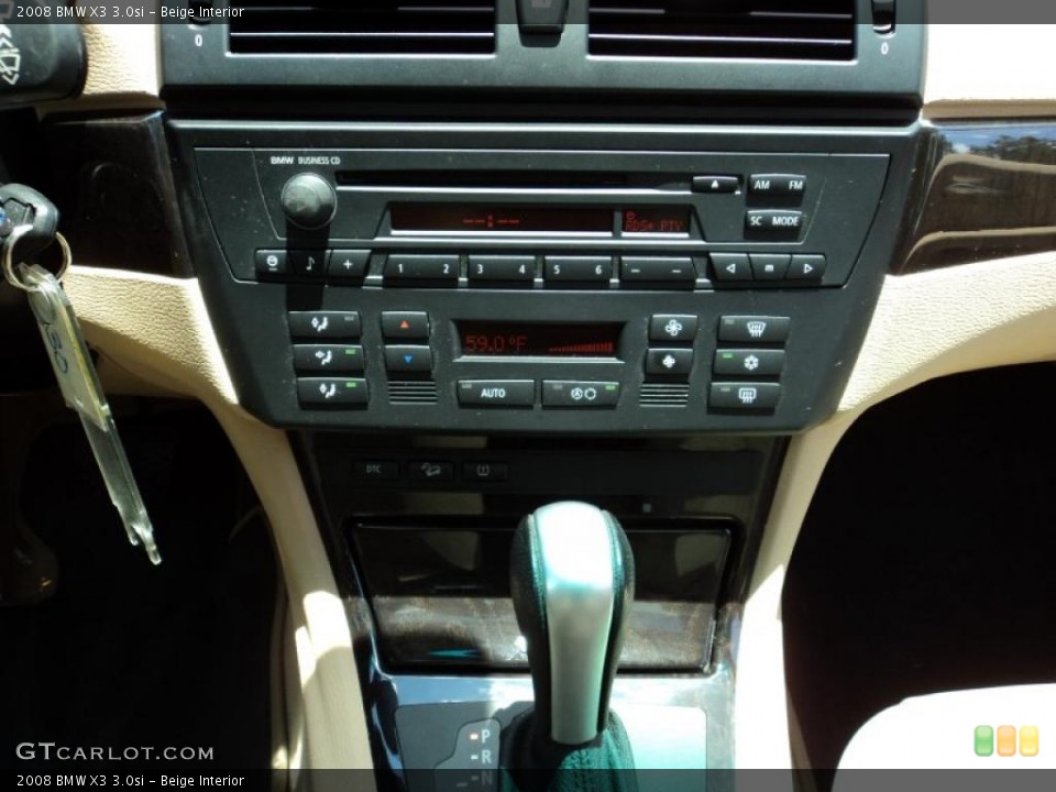Beige Interior Controls for the 2008 BMW X3 3.0si #49424464