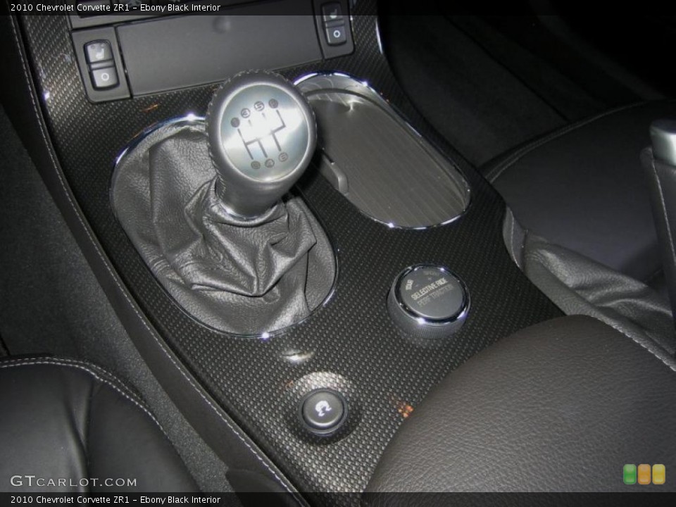 Ebony Black Interior Transmission for the 2010 Chevrolet Corvette ZR1 #49425166
