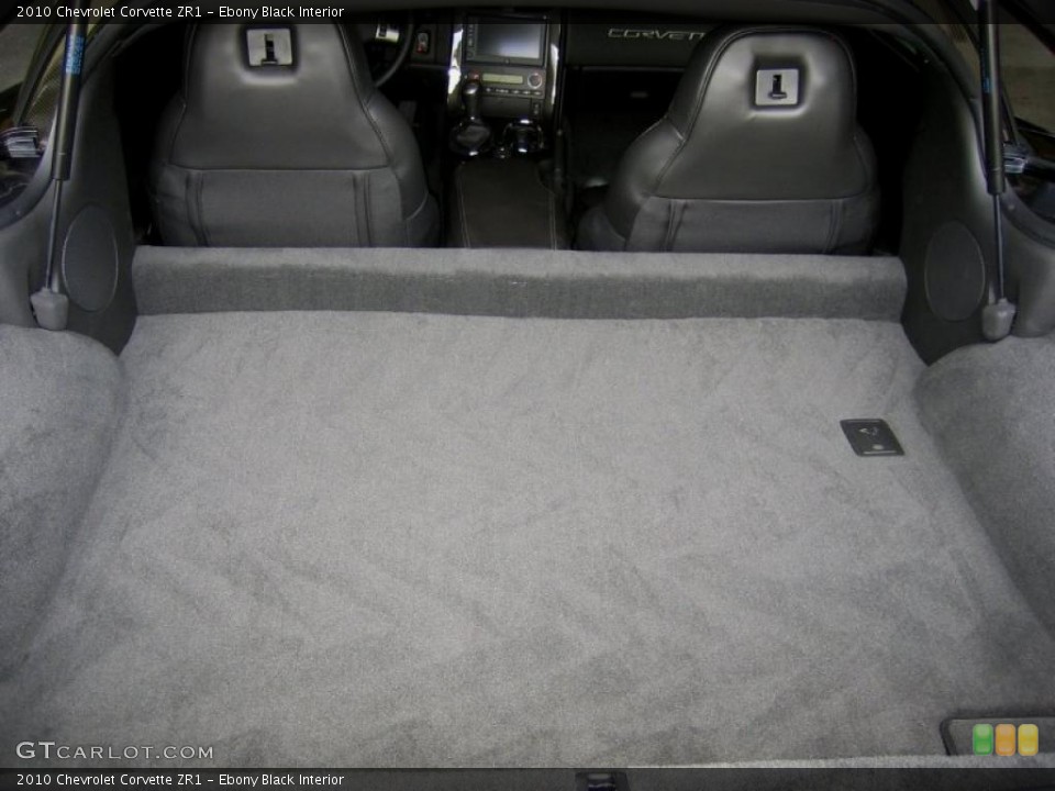 Ebony Black Interior Trunk for the 2010 Chevrolet Corvette ZR1 #49425190
