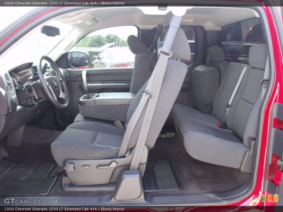 Ebony Interior Photo for the 2009 Chevrolet Silverado 1500 LT Extended Cab 4x4 #49425340