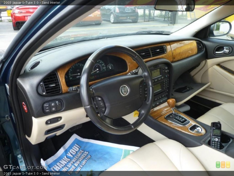 Sand Interior Photo for the 2003 Jaguar S-Type 3.0 #49426483