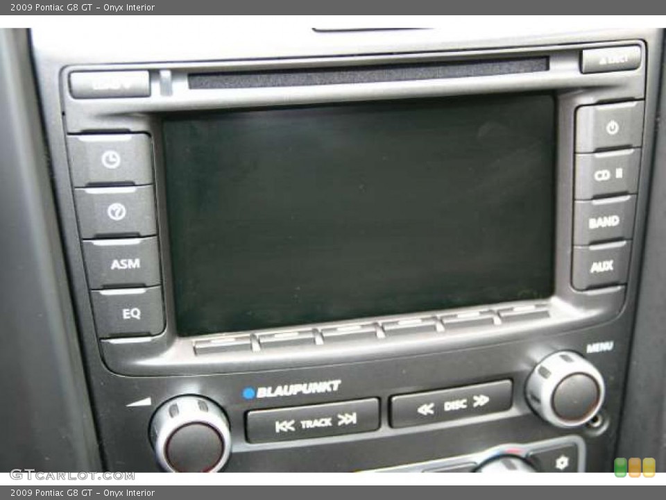 Onyx Interior Controls for the 2009 Pontiac G8 GT #49430134