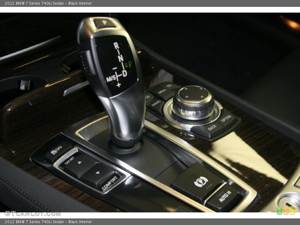 Black Interior Transmission for the 2012 BMW 7 Series 740Li Sedan #49430512