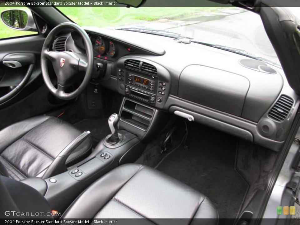 Black Interior Dashboard for the 2004 Porsche Boxster  #49434907