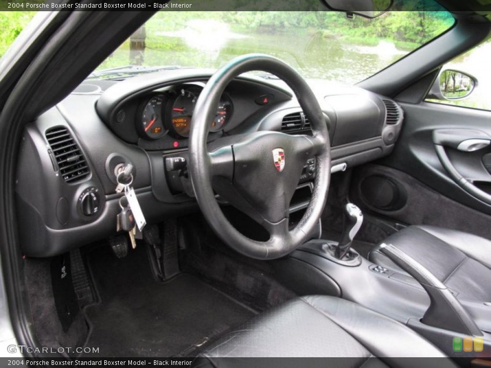 Black Interior Photo for the 2004 Porsche Boxster  #49434922