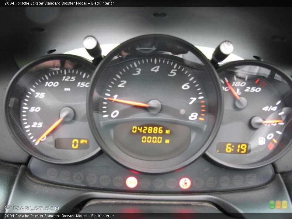 Black Interior Gauges for the 2004 Porsche Boxster  #49434940