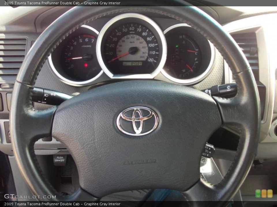 Graphite Gray Interior Steering Wheel for the 2005 Toyota Tacoma PreRunner Double Cab #49436740
