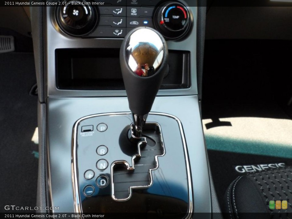 Black Cloth Interior Transmission for the 2011 Hyundai Genesis Coupe 2.0T #49437175