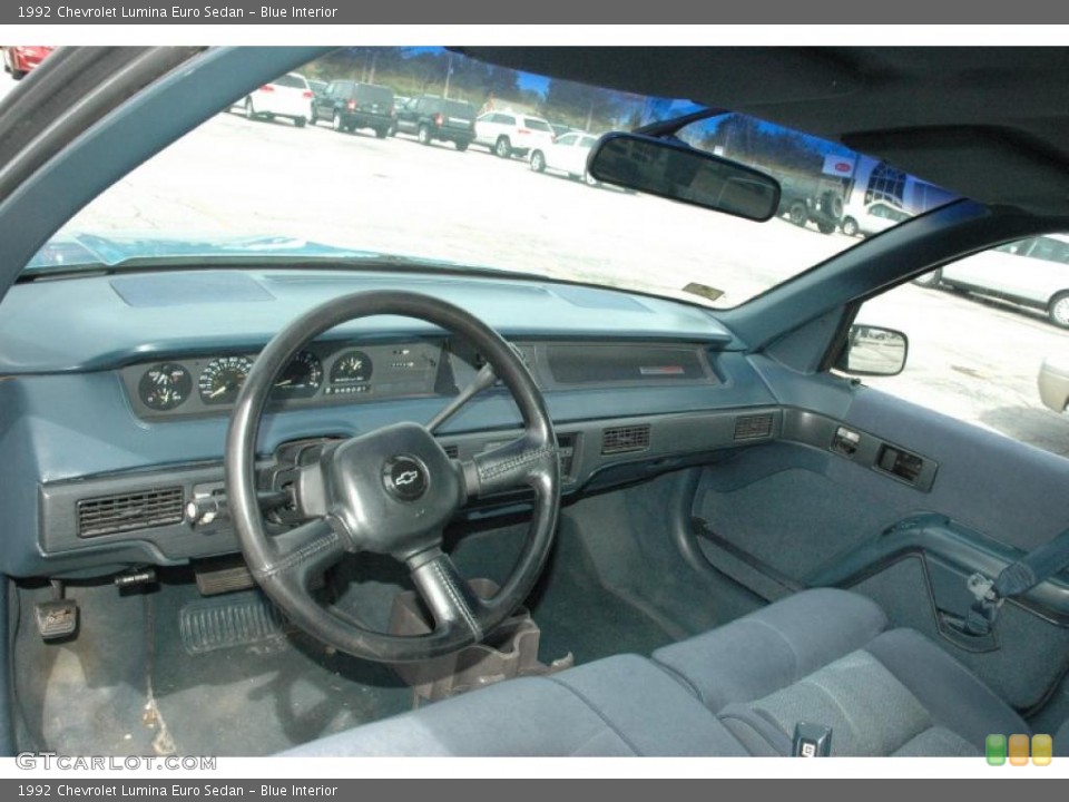 Blue Interior Photo for the 1992 Chevrolet Lumina Euro Sedan #49440352