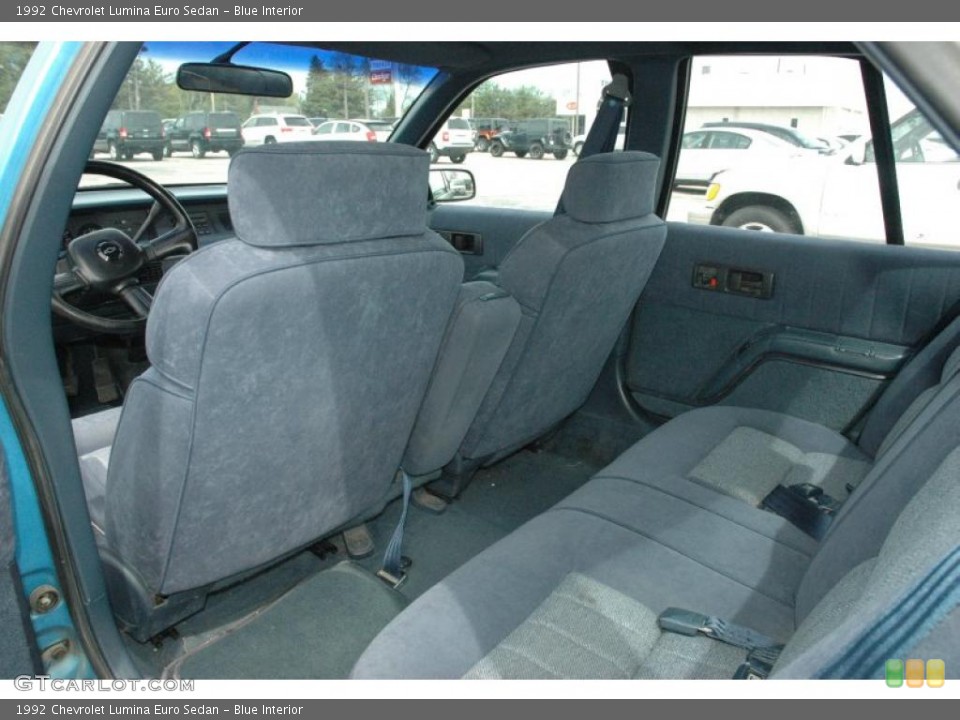 Blue Interior Photo for the 1992 Chevrolet Lumina Euro Sedan #49440370