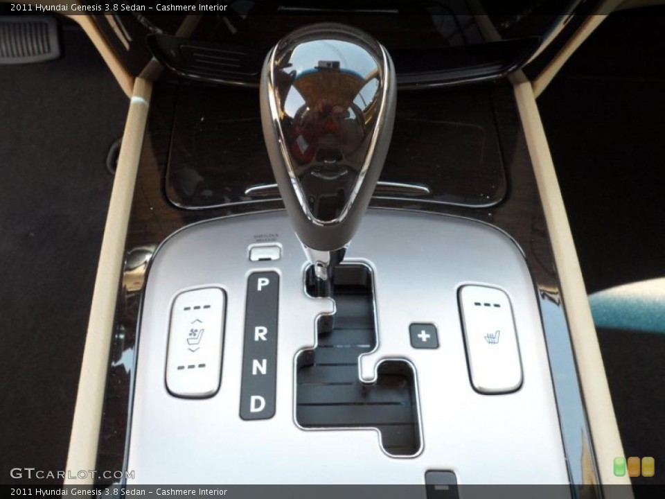 Cashmere Interior Transmission for the 2011 Hyundai Genesis 3.8 Sedan #49440460
