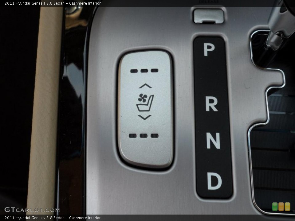 Cashmere Interior Controls for the 2011 Hyundai Genesis 3.8 Sedan #49440475