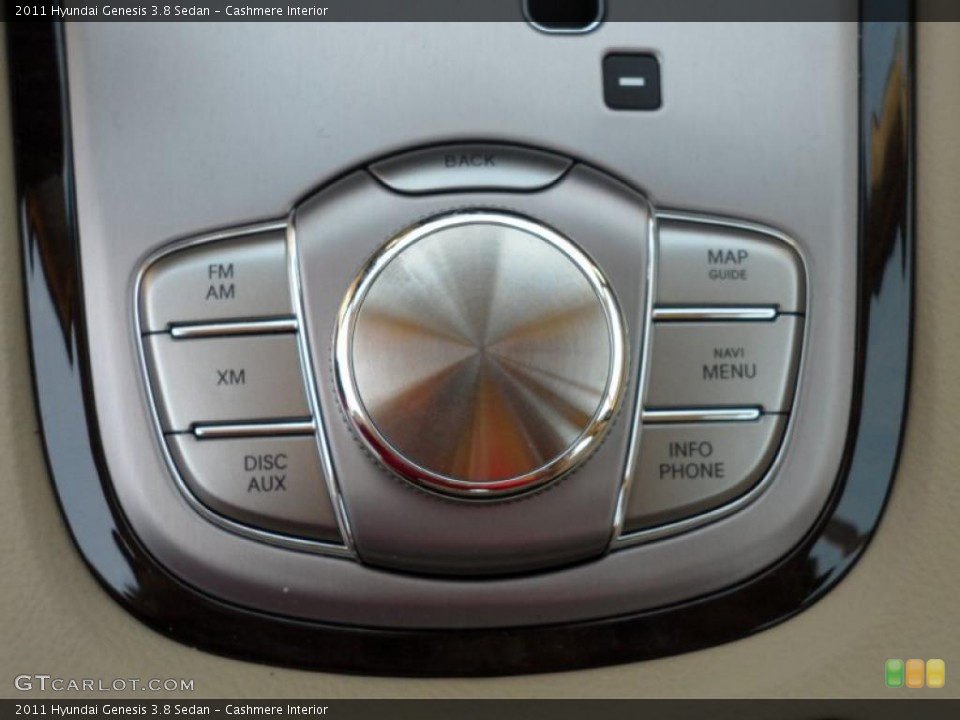 Cashmere Interior Controls for the 2011 Hyundai Genesis 3.8 Sedan #49440490