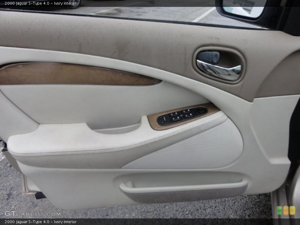 Ivory Interior Door Panel for the 2000 Jaguar S-Type 4.0 #49440838