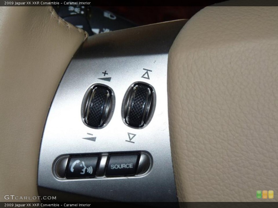 Caramel Interior Controls for the 2009 Jaguar XK XKR Convertible #49440895