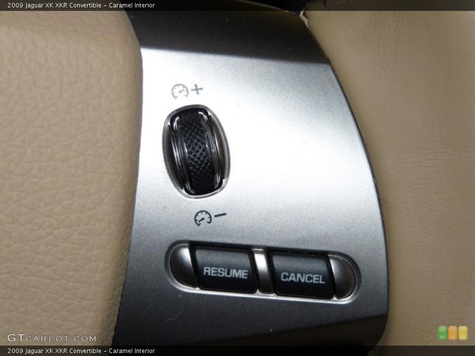 Caramel Interior Controls for the 2009 Jaguar XK XKR Convertible #49440910
