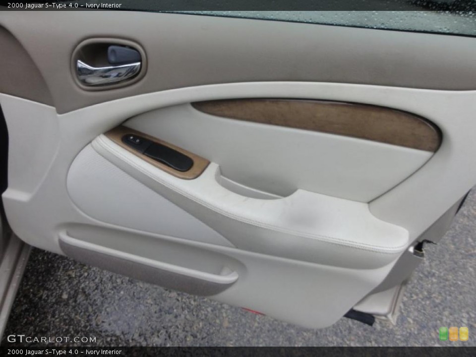 Ivory Interior Door Panel for the 2000 Jaguar S-Type 4.0 #49440961