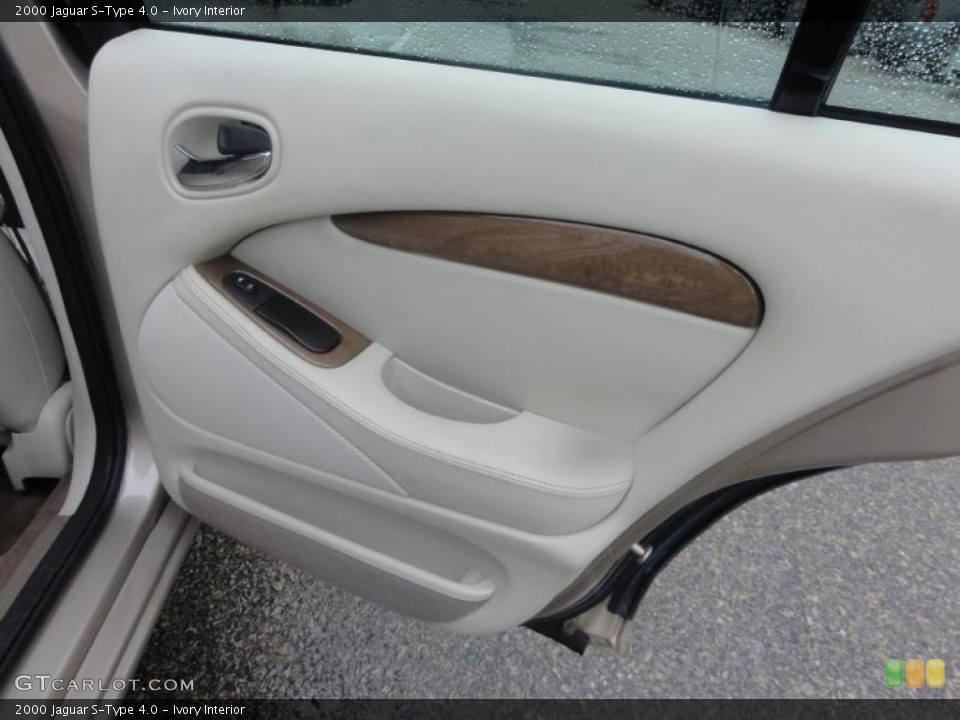 Ivory Interior Door Panel for the 2000 Jaguar S-Type 4.0 #49440985