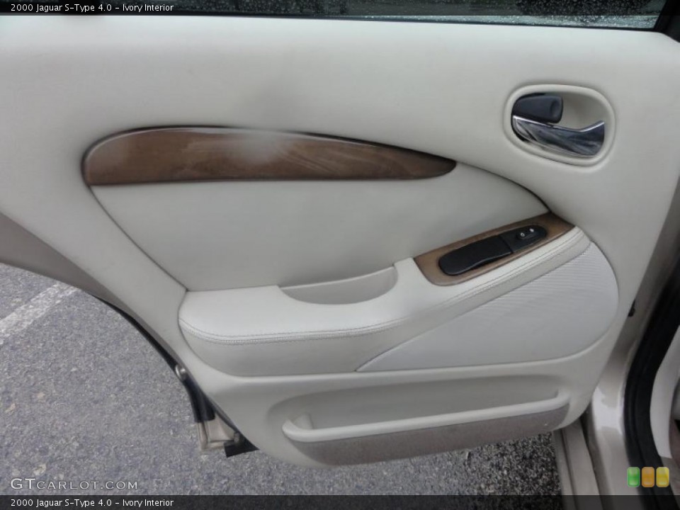 Ivory Interior Door Panel for the 2000 Jaguar S-Type 4.0 #49441018