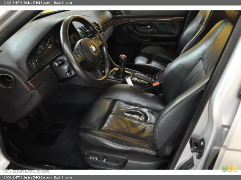 Black Interior Photo for the 2002 BMW 5 Series 540i Sedan #49441477