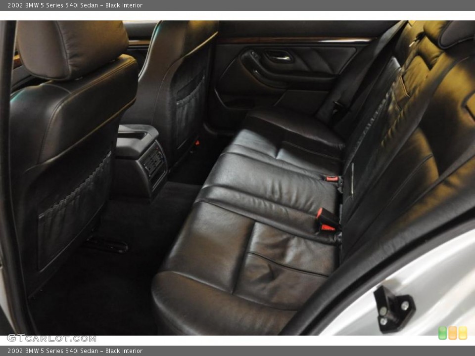 Black Interior Photo for the 2002 BMW 5 Series 540i Sedan #49441492