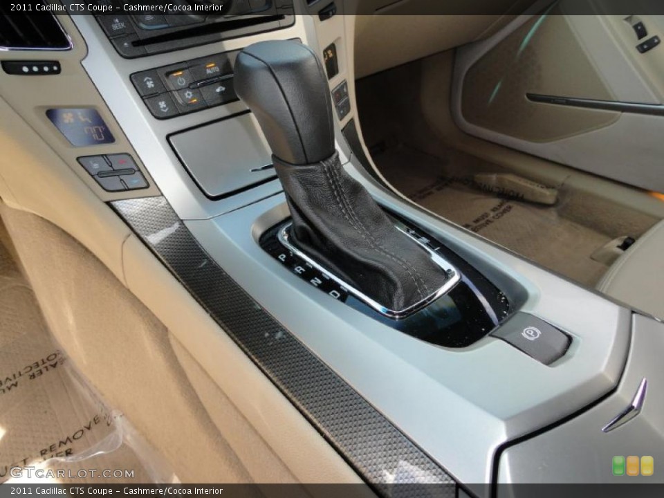 Cashmere/Cocoa Interior Transmission for the 2011 Cadillac CTS Coupe #49441510