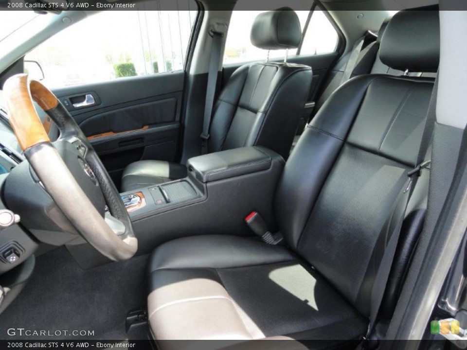 Ebony Interior Photo for the 2008 Cadillac STS 4 V6 AWD #49441795
