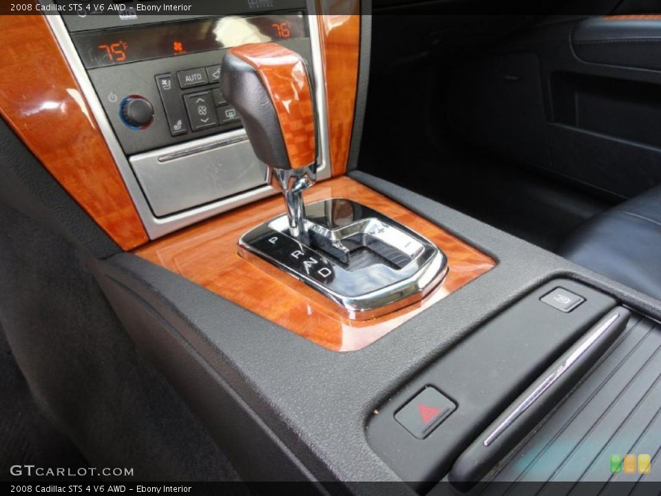 Ebony Interior Transmission for the 2008 Cadillac STS 4 V6 AWD #49441906