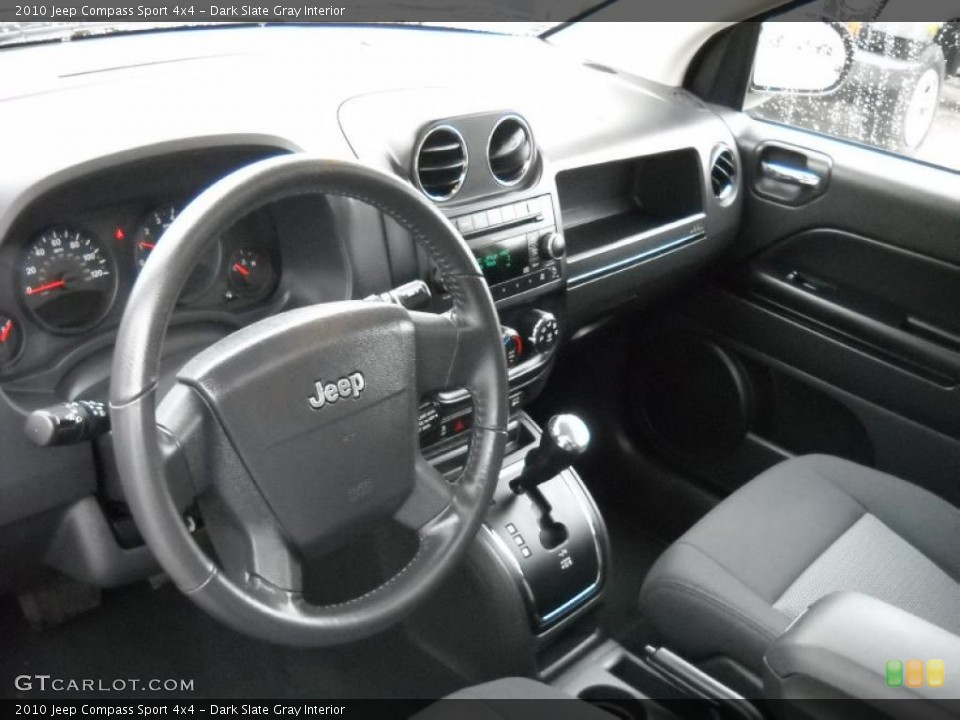 Dark Slate Gray Interior Photo for the 2010 Jeep Compass Sport 4x4 #49442902