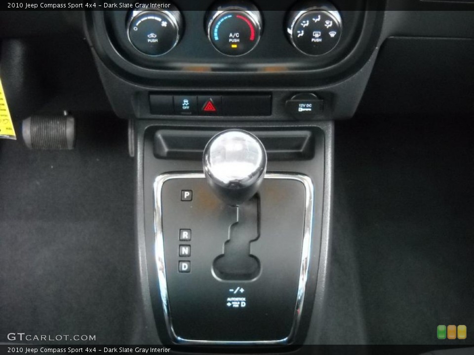 Dark Slate Gray Interior Transmission for the 2010 Jeep Compass Sport 4x4 #49443151