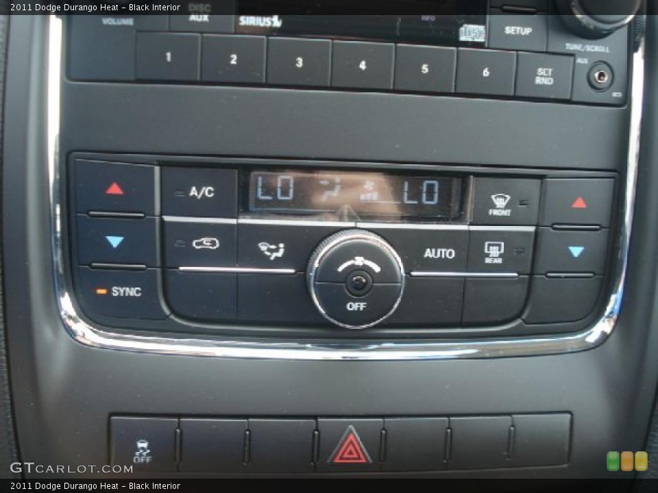 Black Interior Controls for the 2011 Dodge Durango Heat #49446262