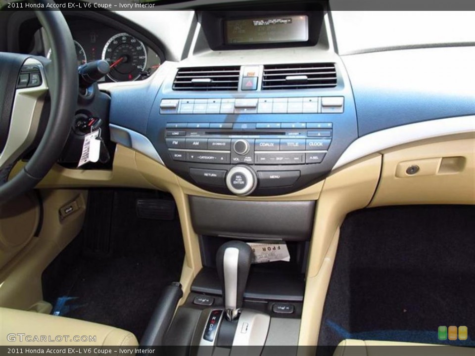 Ivory Interior Controls for the 2011 Honda Accord EX-L V6 Coupe #49447126